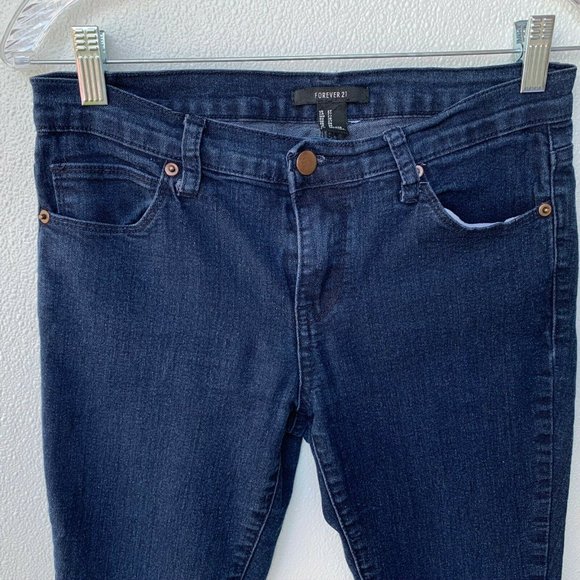 Forever 21 Women's Jeans‎ Size 27 Dark Wash Skinny - Picture 3 of 8